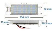 фото thumb №14, Led підсвітка номерного знака реєстраційний opel astra k corsa c d e insignia