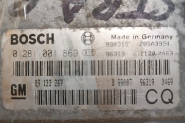 фото thumb №1, Комп'ютер двигуна ecu opel astra g хетчбек f48_, f08_ 0281001069 2.0l