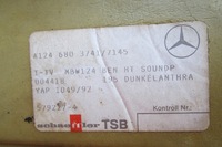 фото thumb №5, Mercedes w124 sedan коврик обшивка пол