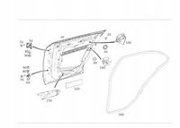 фото thumb №1, Mercedes-benz оригинальный номер a1177300105 дверь