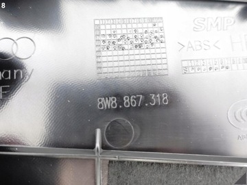 фото thumb №9, Audi a5 s5 rs5 sportback 8w8 f5 оббивка боковина двері правих зад