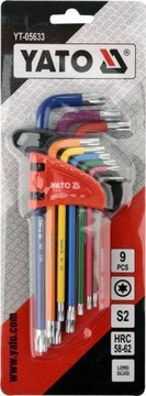 НАБОР TORX TAMPERPROOF T10-T50 IMBUS 9 шт.