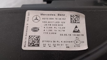 фото thumb №12, Mercedes e клас w213 права лампа перед передня повний led multibeam