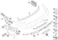 фото thumb №12, Кришка фаркопа буксирувальний bmw e83n 1.8 2.0 2.5 3.0 - 51123416243