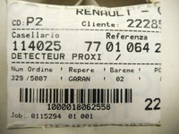 фото thumb №8, Датчик парковка clio megane kangoo 7701064277