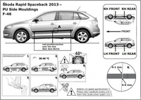 фото thumb №4, Накладки бічний škoda rapid, 2011-2019