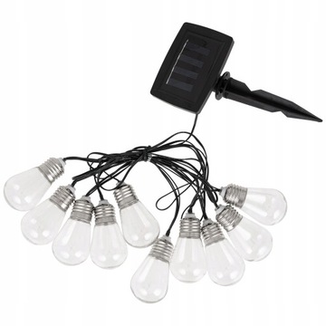 SOLAR GARLAND садовые светильники для сада 10x светодиодная цепочка LED BULB