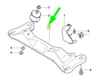 фото thumb №9, Кронштейн коробки передач bmw 3 e46 22326757102 6757102