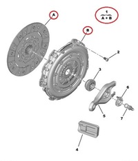 фото thumb №13, Оригинальный номер сцепление kpl. citroen c3 iii peugeot 308 ii 1.2 thp 1623846280