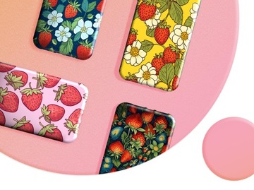 ETUI DO SAMSUNG GALAXY A33 5G WZORY TRUSKAWKI POZIOMKI OWOCE OBUDOWA CASE
