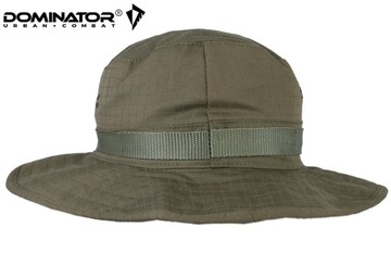 Польская кепка в стиле милитари DOMINATOR BOONIE Хлопок Rip-Stop Оливково-Зеленый