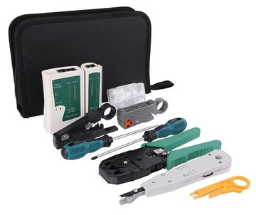 TESTER SIECIOWY WCISKACZ STRIPPER ZACISKARKA RJ45