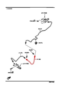 фото thumb №2, Mazda 323 premacy шланг цилиндр сцепления сцепления