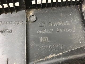 фото thumb №7, Панель під лобовим склом nissan micra k12 66862 ax700