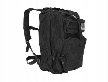 Рюкзак военный Iso Trade 8915 30 л, черный, прочный