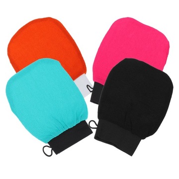 RĘKAWICE DO PEELINGU JEDWABNE RĘKAWICE DO PEELINGU LOOFA GĄBKA DO KĄPIELI GŁĘBOKIE SZT.