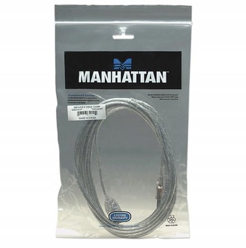 УДЛИНИТЕЛЬ USB 2.0 A-A M/F MANHATTAN 3м