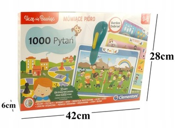 Clementoni Mówiące pióro 1000pytań 50653