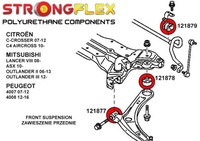 фото thumb №2, 121879b - втулка стабілізатора передній strongflex