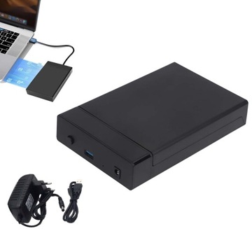 Корпус жесткого диска 2,5/3,5-дюймовый чехол для жесткого диска SATA USB 3.0 с отсеком для настольного компьютера