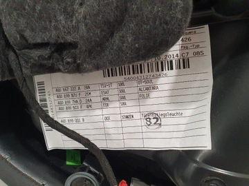 фото thumb №12, Audi a6 c7 4g боковина дверь правые зад обивка алькантара led супер состояние