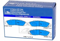 фото thumb №1, Ate 13.0460-5982.2 набір гальмівних колодок гальмівних, гальма дискові