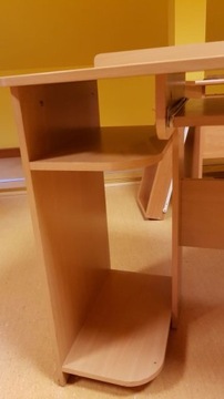 BRW письменный стол из ольхи 113x57x83