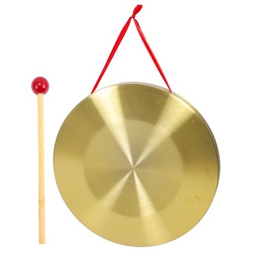 PRZENOŚNY INSTRUMENT GONG RĘCZNY PERKUSYJNY ZABAWNY INSTRUMENT PERKUSYJNY K