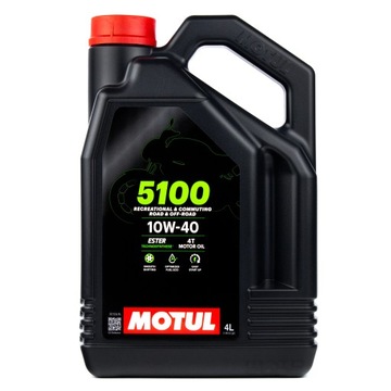 MOTUL 5100 MA2 полусинтетика 10W40 масляный фильтр 4 литра