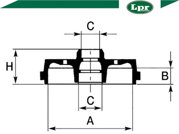 фото thumb №2, Комплект bębnów тормозных [lpr]