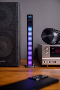Equalizer RGB Redleaf 40LED - czarny