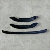 Renault clio 5 передній бампер розширювач 3szt блискучий чорний autovision Київ, фото thumb