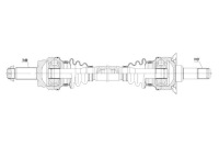 Купити Привідний вал привідна bmw x5 x6 06- /l/p,tylna, atm/, фото thumb