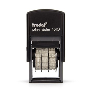 Штамп даты Trodat 4810, польский вариант письма