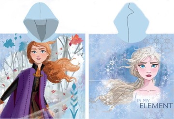 FROZEN Полотенце с капюшоном FROZEN ANNA ELZA Пончо из микрофибры