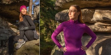 Bluza damska Brubeck EXTREME MERINO Koszulka termoaktywna wełna merynosa M