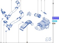 фото thumb №12, Труба воздуховод трубка  воздуха renault espace v 2.0 dci 165556137r