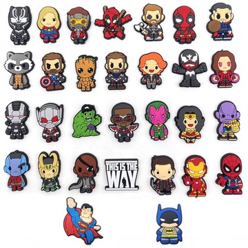 Przypinka Superbohater Ant-Man Marvel do Crocs butów telefonu torebki
