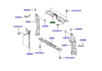 фото thumb №1, Corolla cross 21- кронштейн балка верхний усилитель передний pas перед
