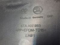 фото thumb №15, Накладка бампера левая 57a807984 skoda kodiaq