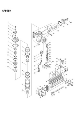 Штифт HY00000058 Гвоздезабиватель MAKITA AF505