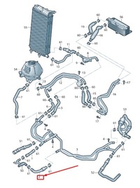 фото thumb №1, Audi r8 4s двигатель охлаждающая жидкость шланг 4s0121550 original