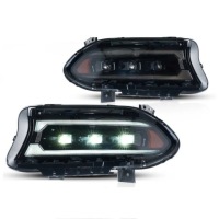 фото thumb №1, Фары би-светодиодный black комплект dodge charger 15-23