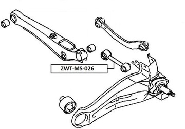 фото thumb №2, Важіль зад нижній caliber compass patriot 06- l/p