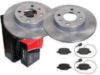 фото thumb №1, Тормозные диски тормозные колодки maxgear задняя fiat abarth 500 240mm