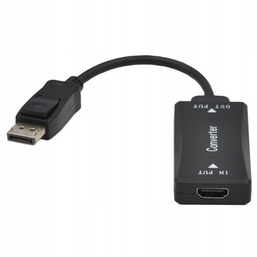HDMI преобразователь для AdlayPort Adapter DP 4K 1080p Wireway WW331471 Black