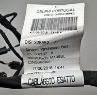 фото thumb №9, Maserati granturismo grancabrio джгут датчиків pdc бампера задня оригінальний номер 228552