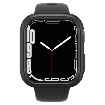 Cienkie Etui do Apple Watch 7/8/9 45mm, SPIGEN Thin Fit Case , Czarne