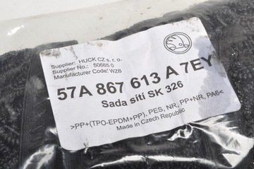 SKODA KAROQ SIATKA BAGAŻNIKA 57A867613A