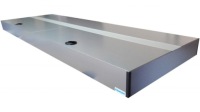 AS LED алюминиевый кожух БЕЛЫЙ 80х35 2х18Вт